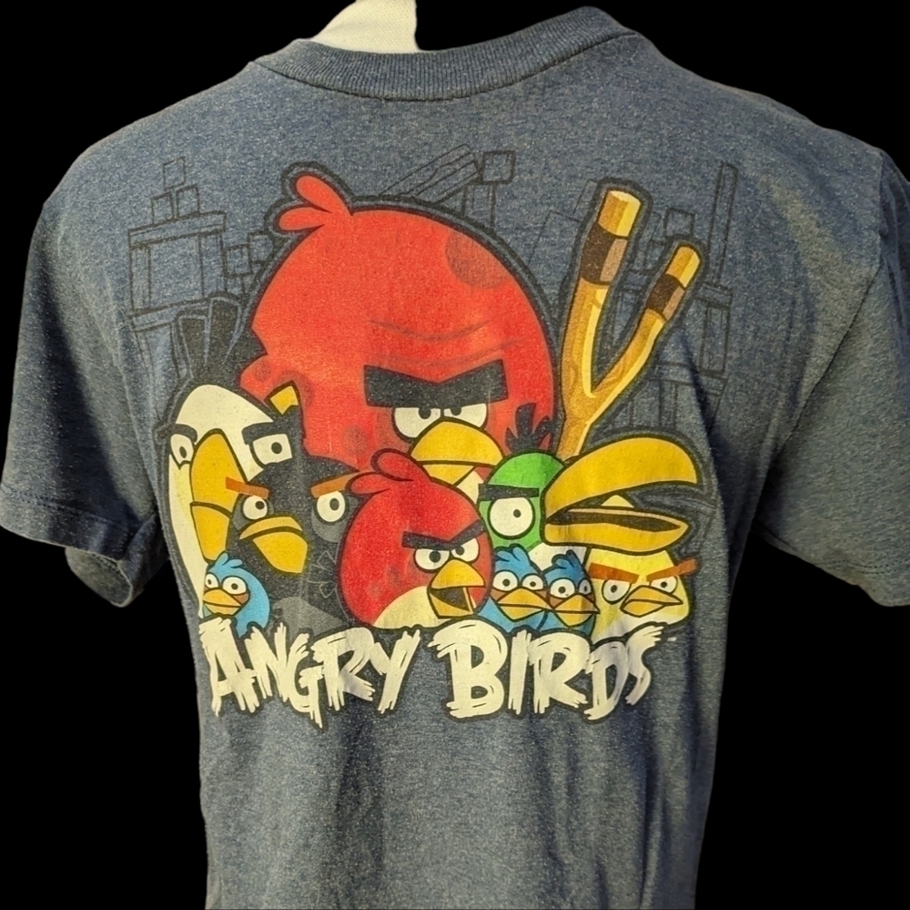 Angry birds dark grey shirt